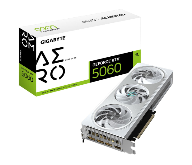 Gigabyte GeForce RTX 5060 Aero OC 8GB GDDR7 DLSS5 - 1332837 - zdjęcie